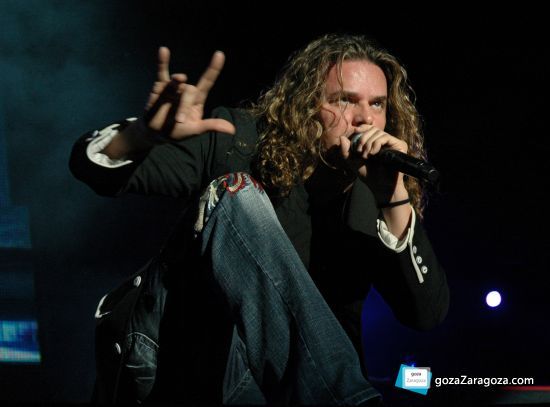 El cantante Fher Olvera, en un momento del concierto