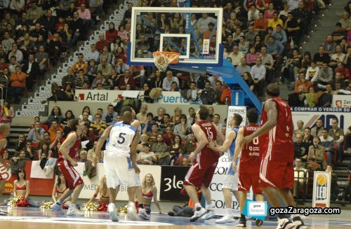 El CAI en un partido de esta temprada
