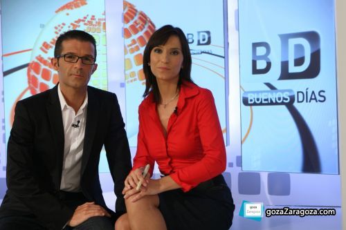 Fernando Ruiz y Pilar Estopiñá, de "Buenos días Aragón"